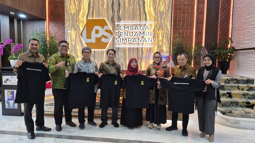 Perwakilan panitia Jogja Halal Fest #3 saat beraudiensi dengan Lembaga Penjamin Simpanan