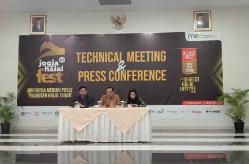 Konferensi pers persiapan Jogja Halal Fest 2